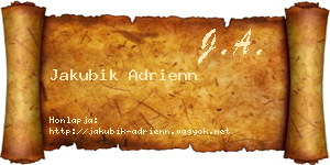 Jakubik Adrienn névjegykártya